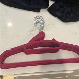 Pink Velvet Hangers- 20